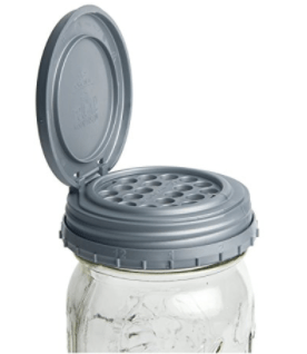 Mason Jar Small Holes Shaker Lid, Holes in Mason Jar Lid, Big Spice Jar, Large  Spice Shaker, Flour Sifter, Sifter 