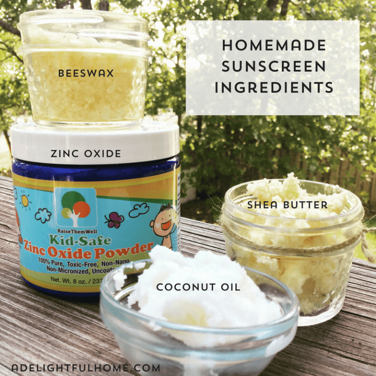 AllNatural Homemade Sunscreen Recipe No Fuss Natural
