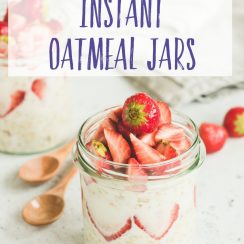 instant oatmeal jar